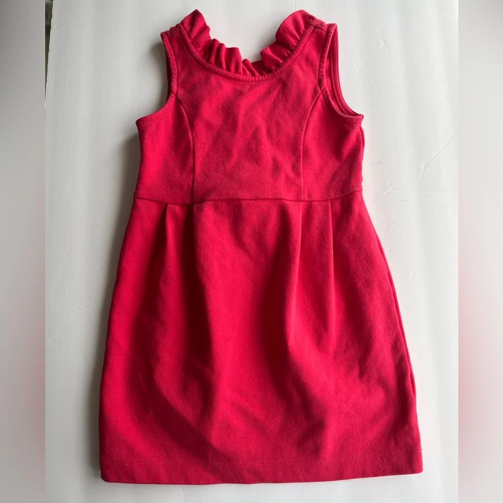 Janie and Jack dress 2t Caribbean Rose‎ Riviera Radiant Ruffle Ponte Dress